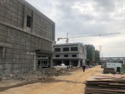 黃金商鋪預鑒財富，建工城陵磯國際汽車城工程進展喜人